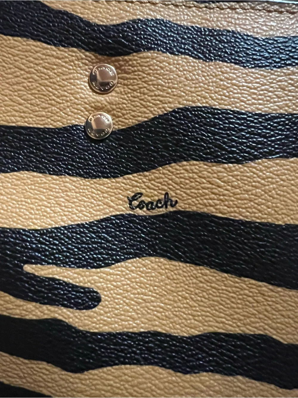 Coach leather satchel